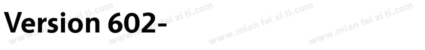 Version 602字体转换